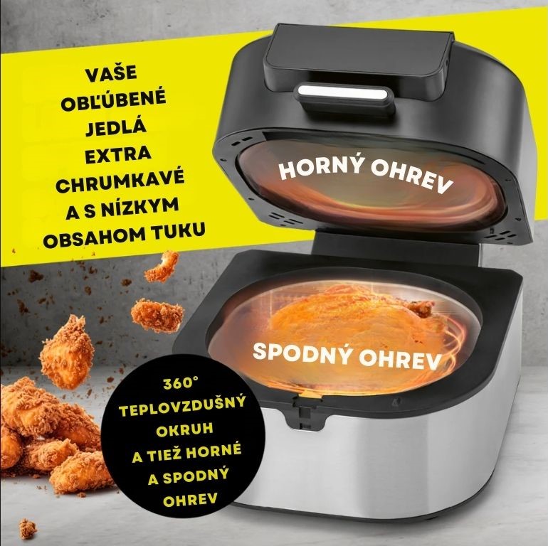 GourmetMaxx Teplovzdušná fritéza s grilom 2v1 FryBBQ 19177 (11)